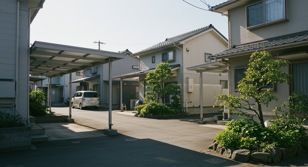 カーポート 家 に くっつける