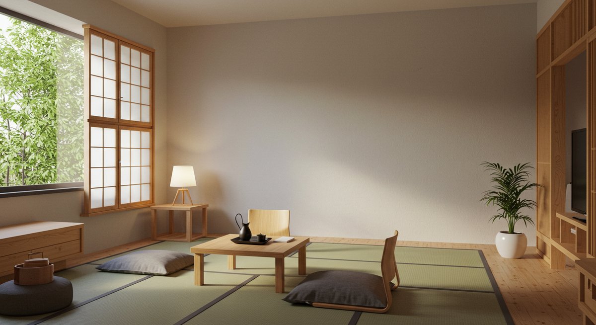 窓 を 壁 に する
